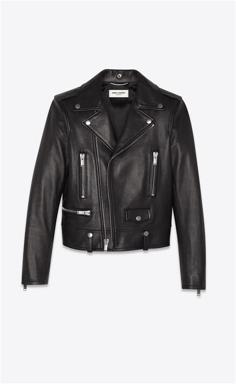 ysl leather jacket replica|ysl leather jacket women's.